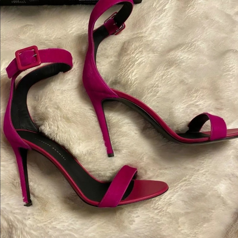Giuseppe Zanotti Nereidi Hot Pink 105 Sandals 38.5 - Picture 6 of 11